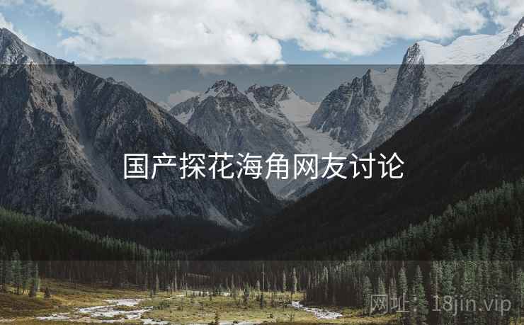 国产探花海角网友讨论