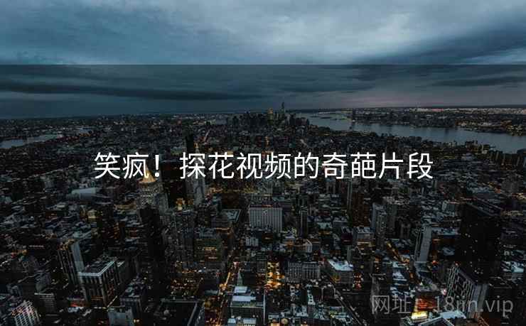 笑疯！探花视频的奇葩片段
