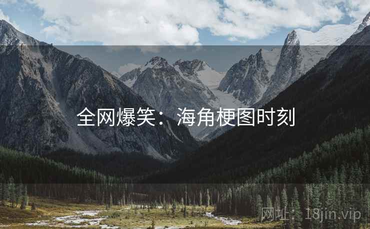 全网爆笑：海角梗图时刻
