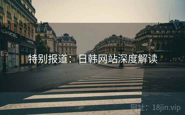 特别报道：日韩网站深度解读