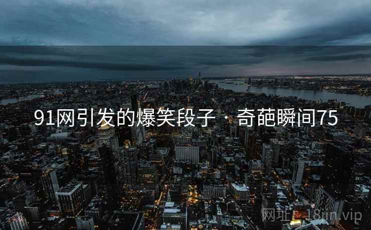91网引发的爆笑段子 · 奇葩瞬间75