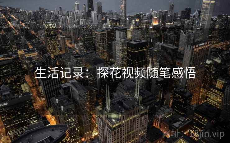生活记录：探花视频随笔感悟